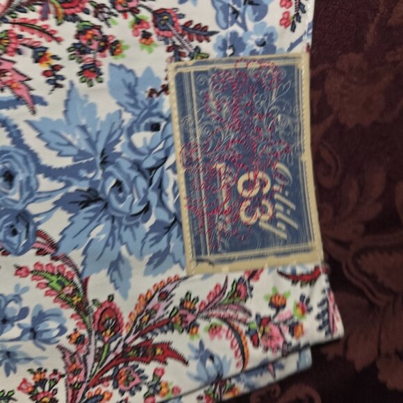 Oilily Jean Styled Floral Skirt Woman's Size 44 US Size 10-12 NWT - Picture 6 of 9